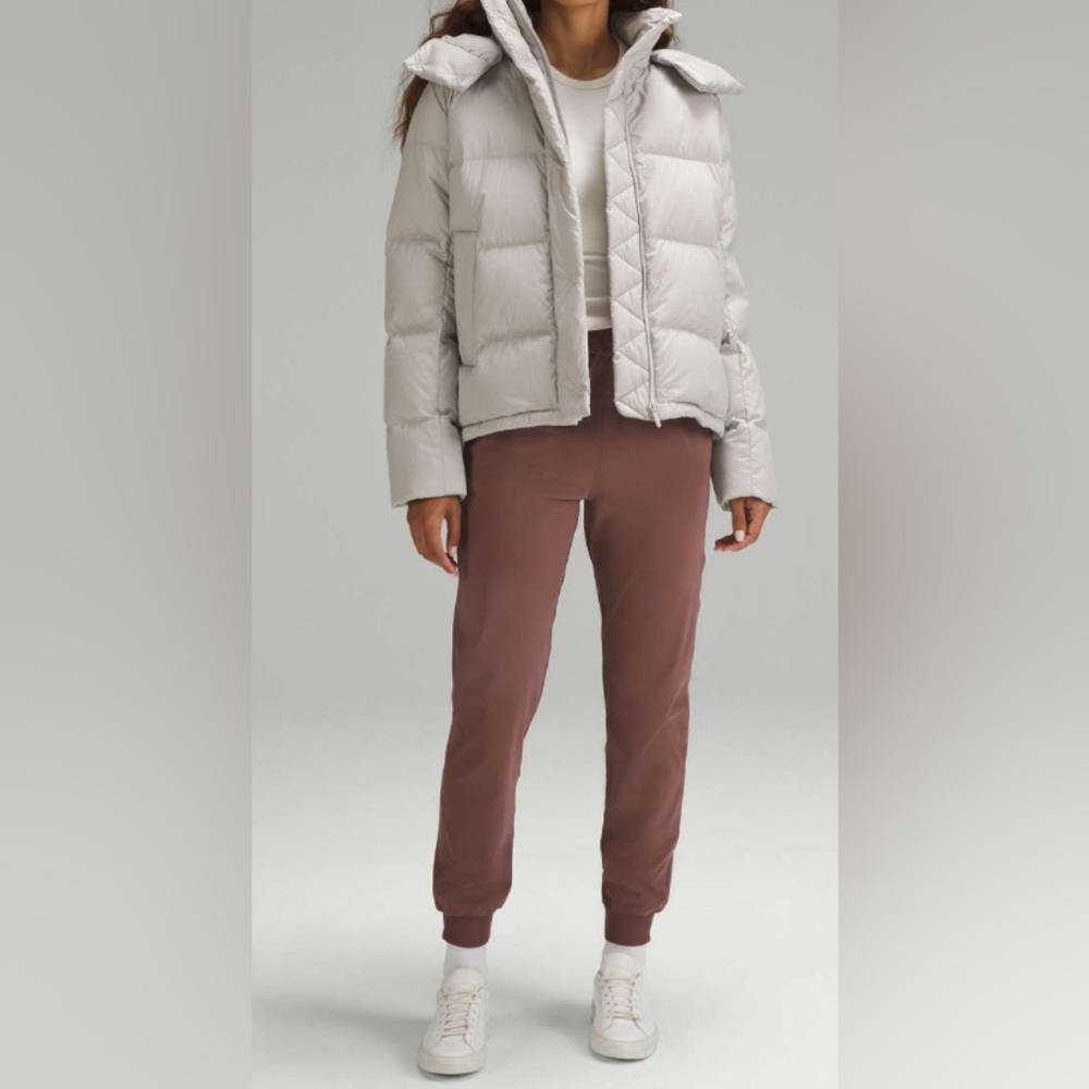 NWOT Lululemon Wunder Puff Jacket Heathered Natural Ivory - Picture 2 of 13